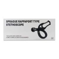 Stéthoscope de type Rappaport: trois cloches et cinq têtes